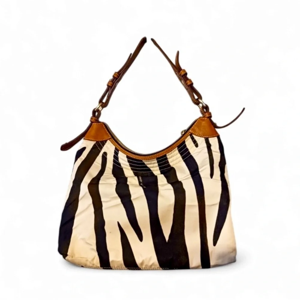 DOONEY & BURKE Hobo Zebra Handbag, Vintage, Authentic. EUC